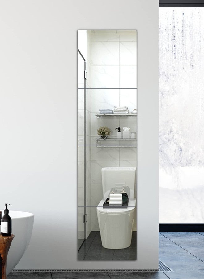 بلاط مرايا حائطية غير قابلة للكسر للأطفال، 10 × 10 بوصة، مرآة أكريليك ذاتية اللصق، مرايا بلاستيكية غير قابلة للكسر للأطفال الصغار، مرايا صغيرة بدون إطار، زجاج شبكي، مرآة طويلة للأطفال - Image 5